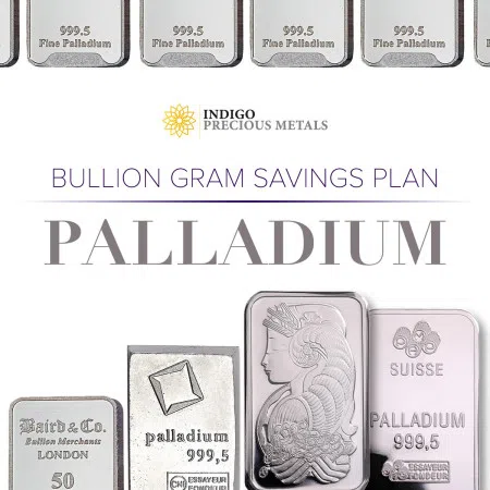 Image of Indigo’s Bullion Gram Savings Plan PALLADIUM  - Full Metal Allocation
