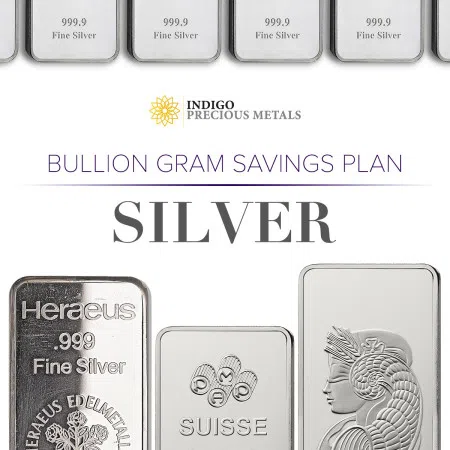 Indigo’s Bullion Gram Savings Plan SILVER  - Full Metal Allocation
