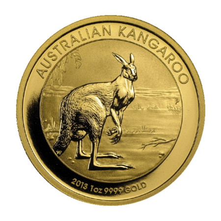 Image of 1 Oz Australian Kangaroo Gold Coin BU 2013