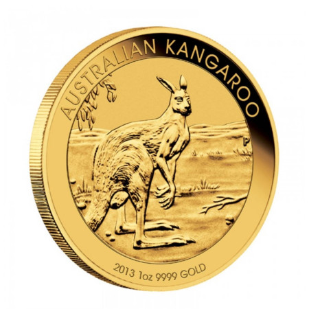1 Oz Australian Kangaroo Gold Coin BU 2013 Image of 1 Oz Australian Kangaroo Gold Coin BU 2013