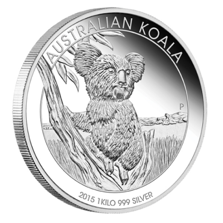 Image of 1 kilo 2015 Australia Silver Koala BU