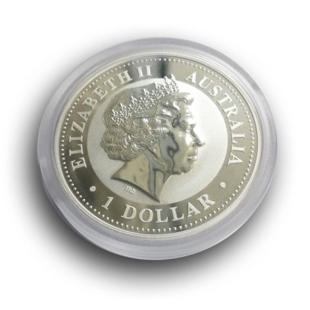 2008 Kookaburra Australian 1 oz .999 Fine BU Silver Coin Image of 2008 Kookaburra Australian 1 oz .999 Fine BU Silver Coin