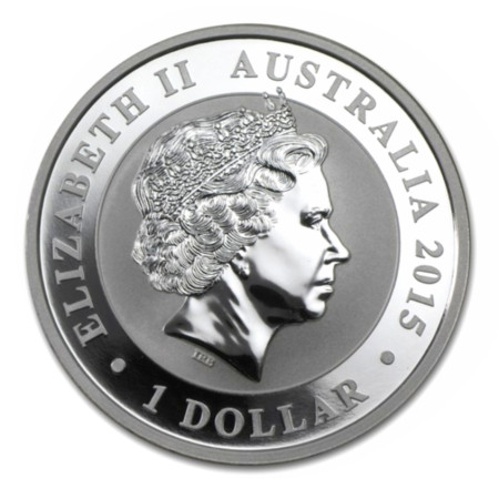 1 Oz Australia Kookaburra .999% Silver Coin BU 2015 Image of 1 Oz Australia Kookaburra .999% Silver Coin BU 2015