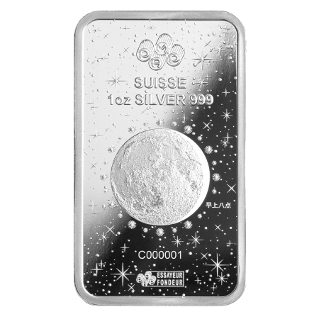 1 Oz Silver Year 2024 PAMP Suisse Legend of the Azure Dragon Bar (In Assay CertiCard) Image of 1 Oz Silver Year 2024 PAMP Suisse Legend of the Azure Dragon Bar (In Assay CertiCard)
