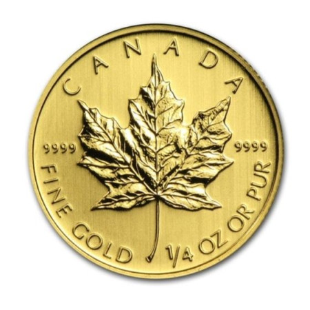 Image of 1/4oz Gold Maple Leaf (Various Years) | Indigo Precious Metals