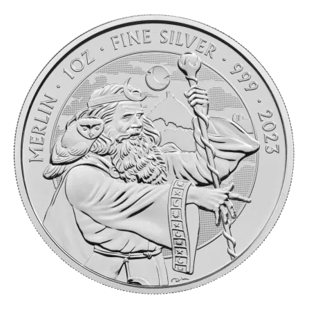 1 Oz 2023 Mythical Merlin Silver Coin