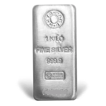 Image of MMTC-PAMP 1 kg Silver (999.9) Casted Bar