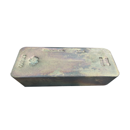 1000 Oz PAMP Suisse Large Silver Cast Bar Image of 1000 Oz PAMP Suisse Large Silver Cast Bar
