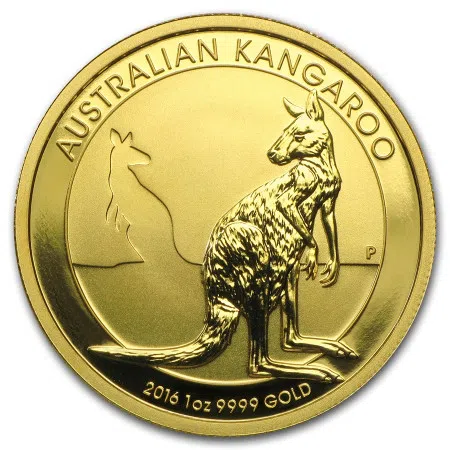 Image of 1 Oz Australian Kangaroo Gold Coin BU 2016
