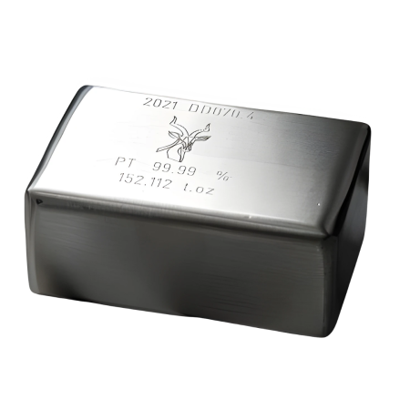 Platinum ingot - South Africa LPPM Good Delivery - Various Bar Weights Image of Platinum ingot - South Africa LPPM Good Delivery - Various Bar Weights