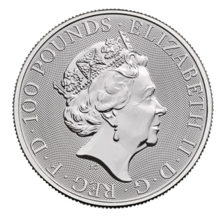 1 Oz Queen's Beast Falcon Platinum Coin 2020 Image of 1 Oz Queen's Beast Falcon Platinum Coin 2020