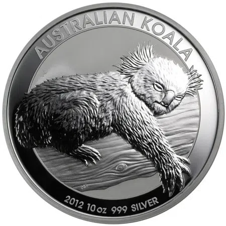 Image of 10 Oz Perth Mint Year 2012 Koala Silver Coin