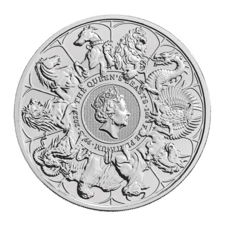 1 Oz Queen's Beast Completer Platinum Coin 2022