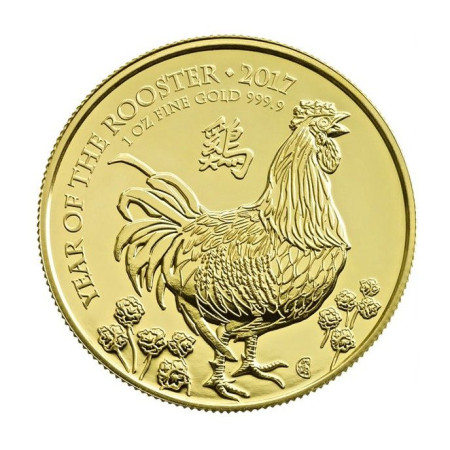 Image of Lunar Year of the Rooster 2017 1oz Gold – Royal Mint