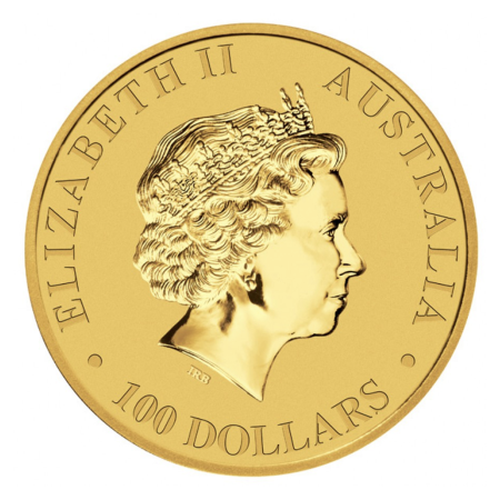 1 Oz Australian Kangaroo .9999% Gold BU Coin 2012 Image of 1 Oz Australian Kangaroo .9999% Gold BU Coin 2012