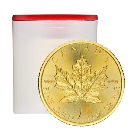 1 Toz Canadian Gold Maple Year 2024 Image of 1 Toz Canadian Gold Maple Year 2024