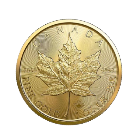Image of 1 Toz Canadian Gold Maple Year 2020