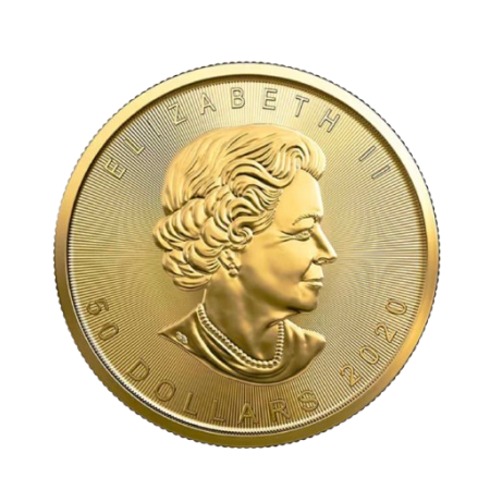 1 Toz Canadian Gold Maple Year 2020 Image of 1 Toz Canadian Gold Maple Year 2020