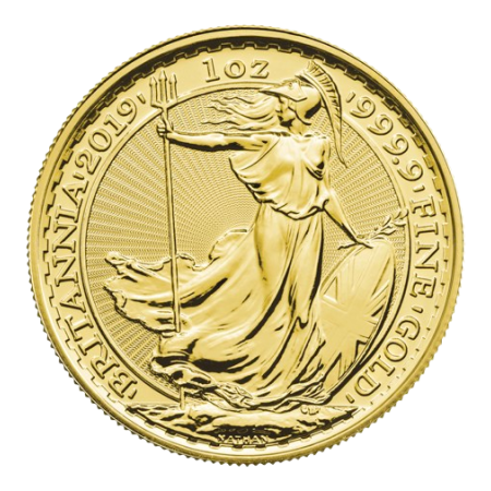 Image of 1 Oz Britannia Gold Coin Year 2019