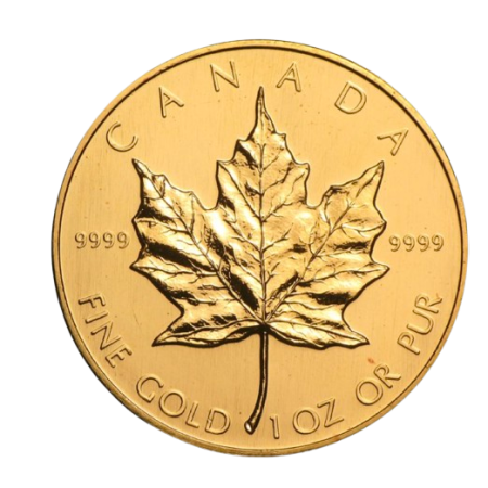 Image of 1 Toz Canadian Gold Maple Year 1988