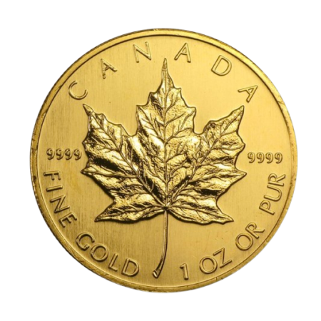 1 Toz Canadian Gold Maple Year 1991