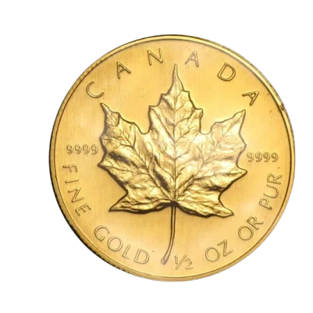 1/2 Toz Canadian Gold Maple 1989	