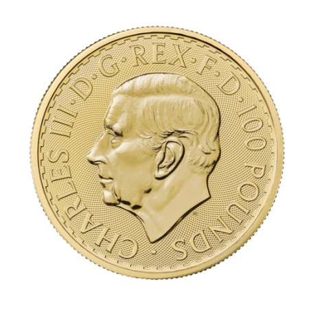 1 Oz 2025 Britannia Gold Coin King Charles III Image of 1 Oz 2025 Britannia Gold Coin King Charles III