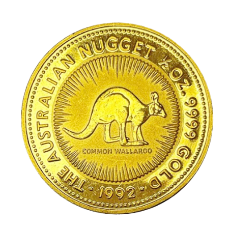 Image of 1/2 Oz Australian Kangaroo 99.99% Gold Coin 1992