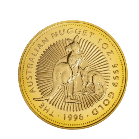 1996 Australian Kangaroo 5 Bullion Coin Collection BU - 59.0966 grams (1.9 Toz) Fine Gold Image of 1996 Australian Kangaroo 5 Bullion Coin Collection BU - 59.0966 grams (1.9 Toz) Fine Gold
