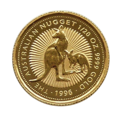 1996 Australian Kangaroo 5 Bullion Coin Collection BU - 59.0966 grams (1.9 Toz) Fine Gold Image of 1996 Australian Kangaroo 5 Bullion Coin Collection BU - 59.0966 grams (1.9 Toz) Fine Gold