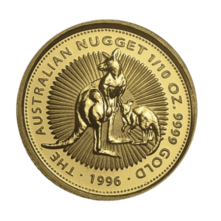 1996 Australian Kangaroo 5 Bullion Coin Collection BU - 59.0966 grams (1.9 Toz) Fine Gold Image of 1996 Australian Kangaroo 5 Bullion Coin Collection BU - 59.0966 grams (1.9 Toz) Fine Gold