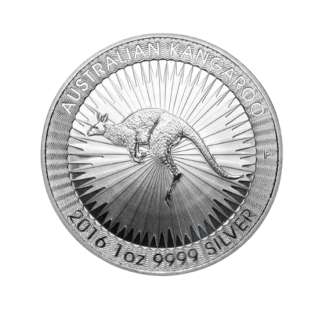 1 Oz Australian Kangaroo 99.99% Silver Coin 2016