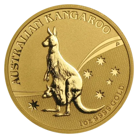 1 Oz Australian Kangaroo 99.99% Gold Coin 2009
