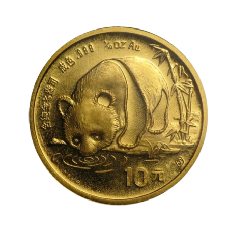 Image of 1/10 Oz Chinese Panda Gold Coin 1987