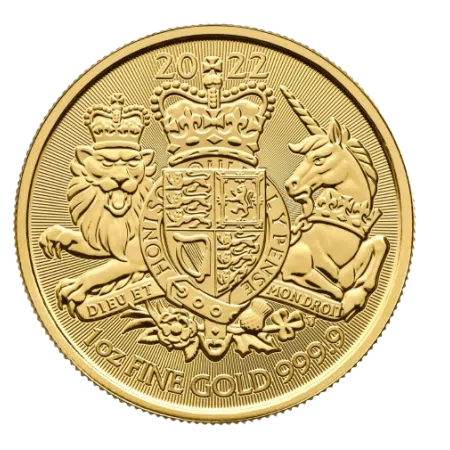 Image of 1 Oz United Kingdom Royal Arms Gold Coin 2022