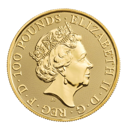 1 Oz United Kingdom Royal Arms Gold Coin 2022 Image of 1 Oz United Kingdom Royal Arms Gold Coin 2022