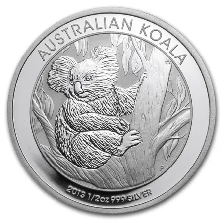 1/2 oz Australian Koala Silver Coin 2013