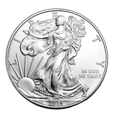 Image of 1 oz USA Eagle .999% Fine Silver Coin 2015