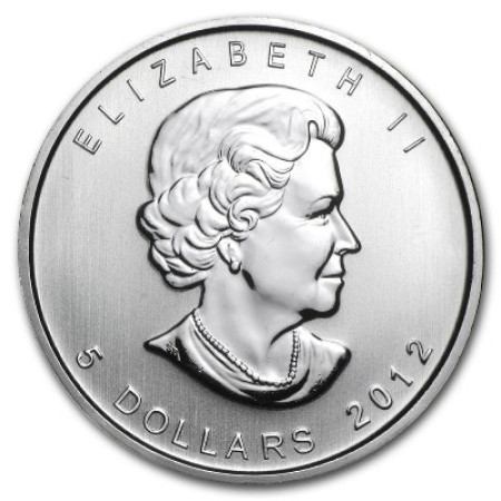 1oz Canadian Wildlife Series Moose Silver Coin 2012 Image of 1oz Canadian Wildlife Series Moose Silver Coin 2012