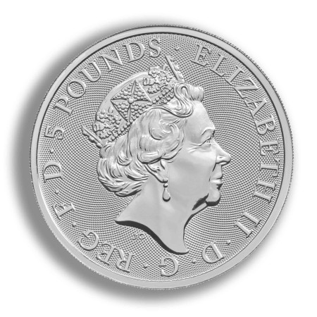 The Queen's Beasts 2018 - The Unicorn of Scotland - Two Ounce Silver Bullion Coin Image of The Queen's Beasts 2018 - The Unicorn of Scotland - Two Ounce Silver Bullion Coin
