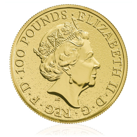 The Queen's Beasts 2017 – The Red Dragon - 1 oz Gold Bullion Coin Image of The Queen's Beasts 2017 – The Red Dragon - 1 oz Gold Bullion Coin