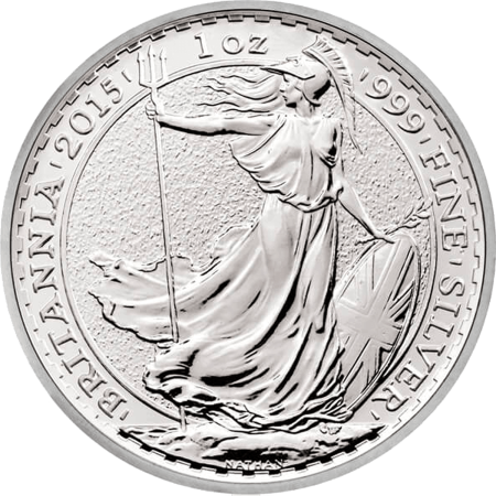 Image of 1 Oz UK Britannia Silver Coin 2015