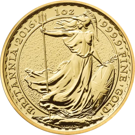 Image of 1 Oz Britannia Gold Coin Year 2016