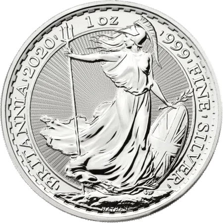 1 Oz UK Britannia Silver Coin 2020