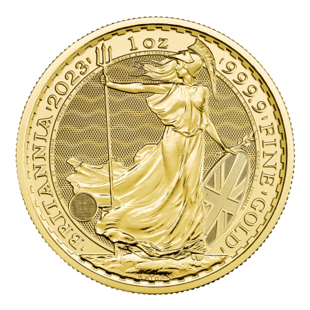 1 Oz UK Britannia Gold Coin 2023 King Charles III Image of 1 Oz UK Britannia Gold Coin 2023 King Charles III