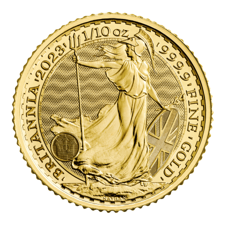 1/10 Oz Gold Britannia Coin 2023 (King Charles III)