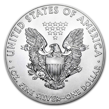 1 oz USA Eagle .999% Fine Silver Coin 2010 Image of 1 oz USA Eagle .999% Fine Silver Coin 2010