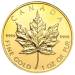 Image of 1 Toz Canadian Gold Maple Year 1990