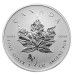 Image of 1 Oz Canadian Maple Leaf Lunar Horse Privy .9999% Fine Silver Coin BU 2014