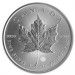 Image of (Sold in tubes of 25) Year 2016 1 oz Canadian Maple Leaf Silver Coin